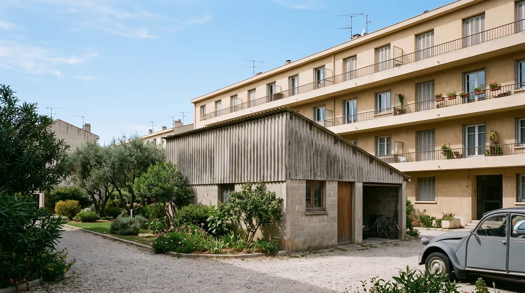 Couverture en fibres-ciment — repérage amiante sur un bâti d'avant 1997 — Amiante à Nîmes