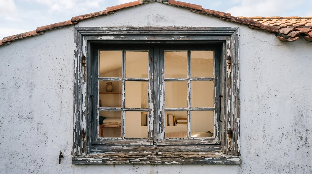 Peinture ancienne dégradée — recherche de plomb dans les revêtements — Plomb (CREP) immeuble à Beaucaire — DiagRepère